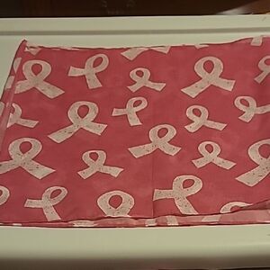 Pink Ribbon Scarf